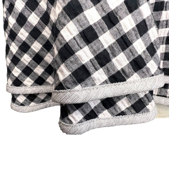 Saint Gil Paris Black and White Check Blazer 100% Cotton Made in USA Size Large - Picture 6 of 7